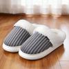 Cotton Shoes Winter Women's Home Slippers Cotton TEU Large Size Plush Shoes Versatile One-pedal Thermal Shoes