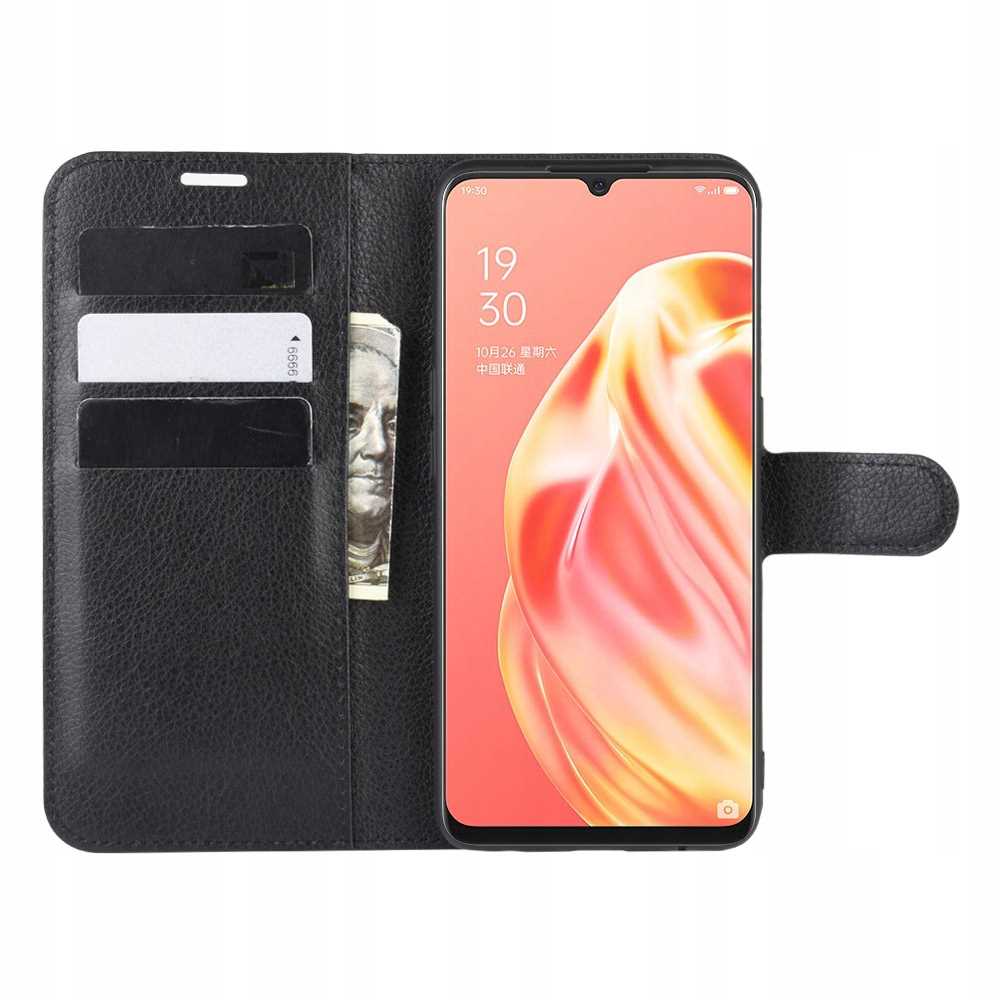Litchi Oppo Reno 3 / A91 Black
