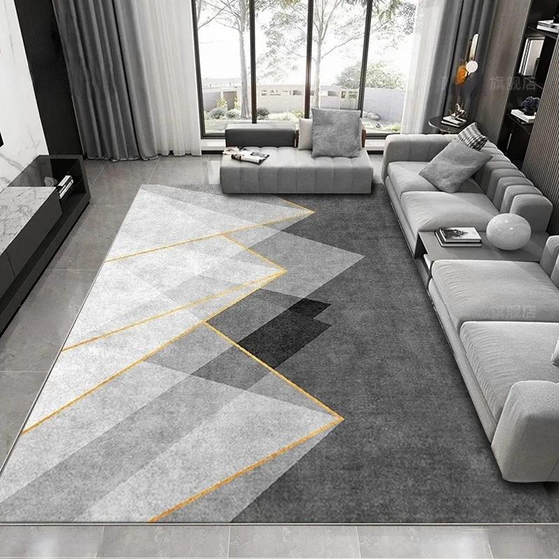 Modern Light Luxury Carpets Nordic Bedroom Carpet Large Area Living Room Decor Floor Mat Home Study Lounge Minimalist Style Rug