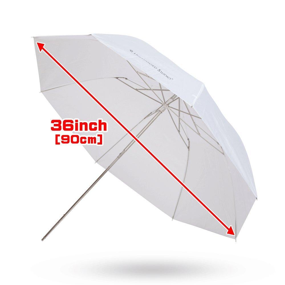 UNPLUGGED STUDIO Foldable Translucent Umbrella 36" UN-011