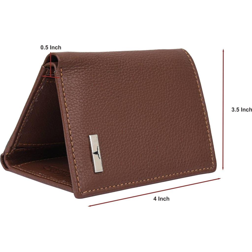 Herren Freizeit Echtleder RFID Geldbörse - Mini  (6 Kartenfächer)