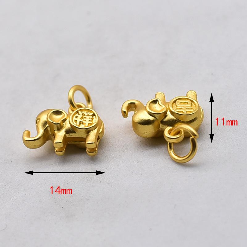 Elephant Metal Pendant Fashion Diy Earrings Bracelet Necklaces Pendants Accessories