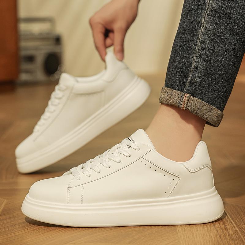 Fashion RunningTrendy Footwear Men Lace-Up Tenis Masculino Shoes 2024 Classic Summer Casual Leather Sneakers Soft Outdoor Men's Shoes