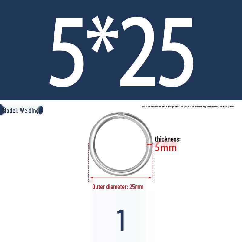 304 Stainless Steel Seamless O-Ring for Lifting and Hammock Yoga Connection