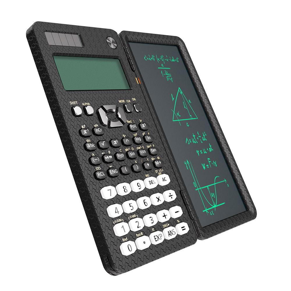 Scientific Calculator With Writing Tablet 991MS 349 Functions Engineering Financial Calculator For School Students Office Solar