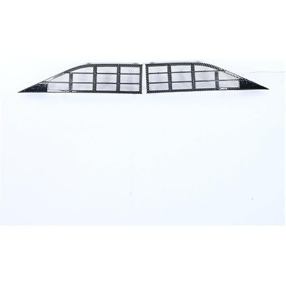 Car Front Bumper Grill Mesh Air Inlet Vent Guards Grille Net Protective Cover Compatible For BYD Sealion 7 EV 2024 2025 Accessories(Carbon fiber