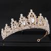 Luxury Crystal Tiaras and Crowns Rhinestone Prom Diadem Crown Tiara for Women Bridal Wedding Hair Accessories Jewelry Crown Gift