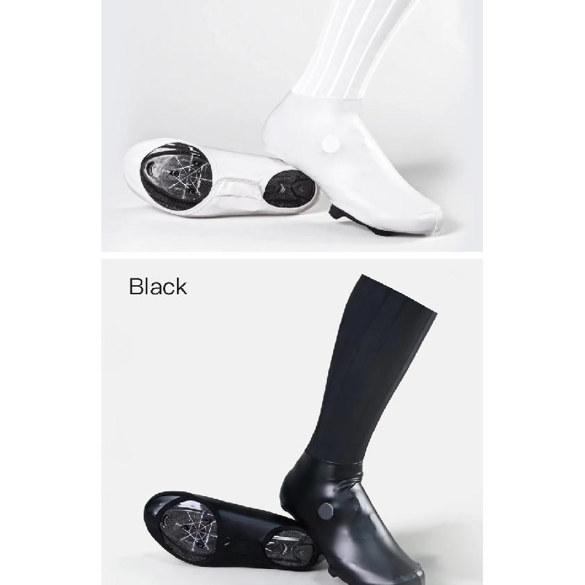 Rrskit Waterproof Overshoes Windproof High Elasticity PU Shoes Cover Cycling Woven pneumatic Shoes Cover Bike Accessories