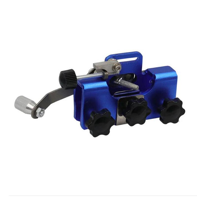 Wood and Garden Sharpening With 3 Grinding Rod Woodworking Chainsaw Sharpener Electric Saws Repair Tools Hand-operated