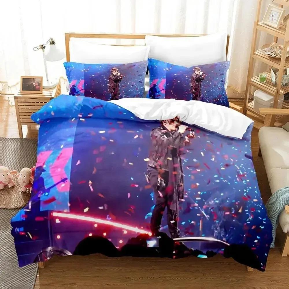 3D Print Indochine Rock Bedding Set Duvet Cover Bed Set Quilt Cover Pillowcase Comforter King Queen Size Boys Adult Bedding Set