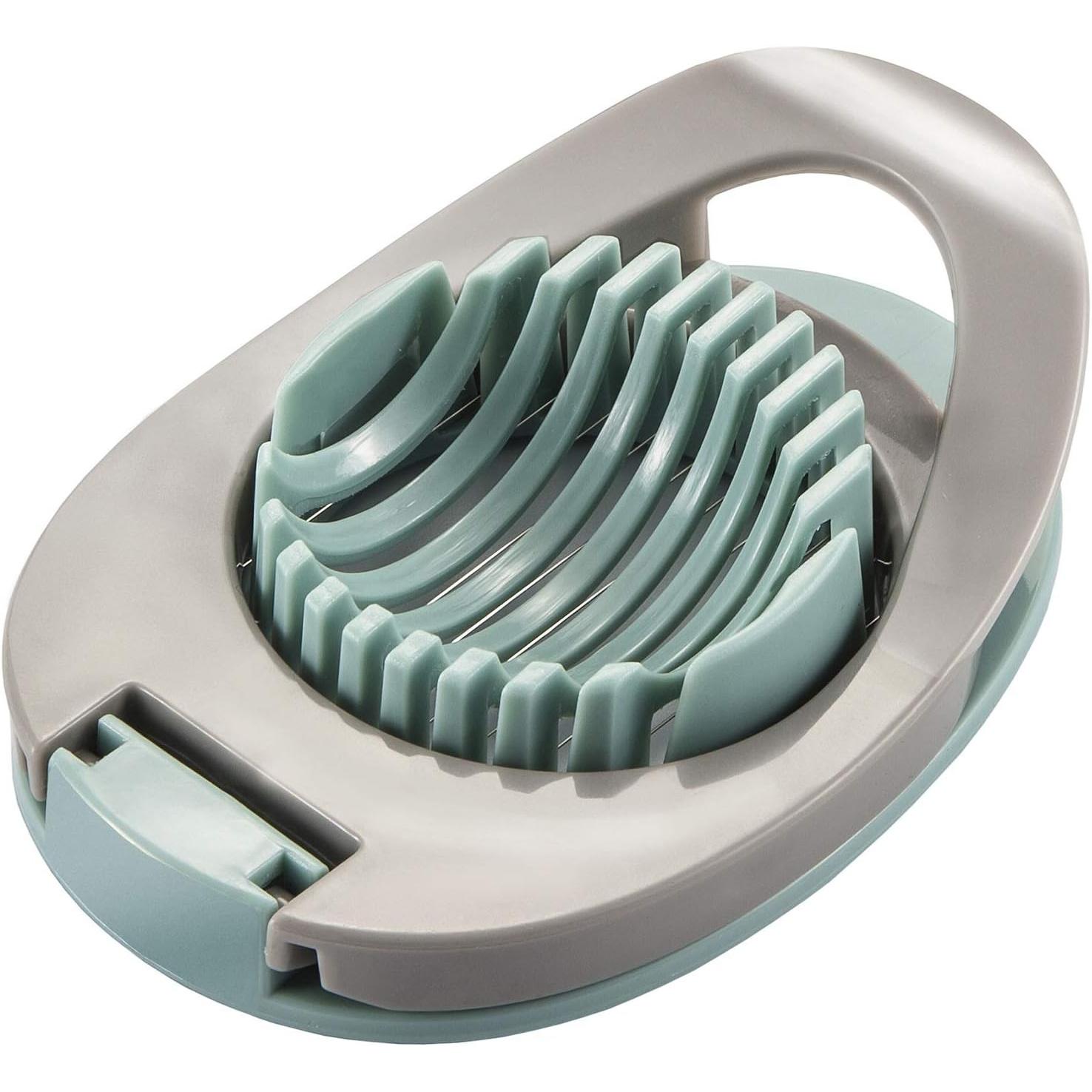 1pc SHAON Green Egg Slicer | Durable Stainless Steel Wire, Uncharged, Suitable for Slicing Eggs, Soft Fruits, Butter, Mushrooms 1pc