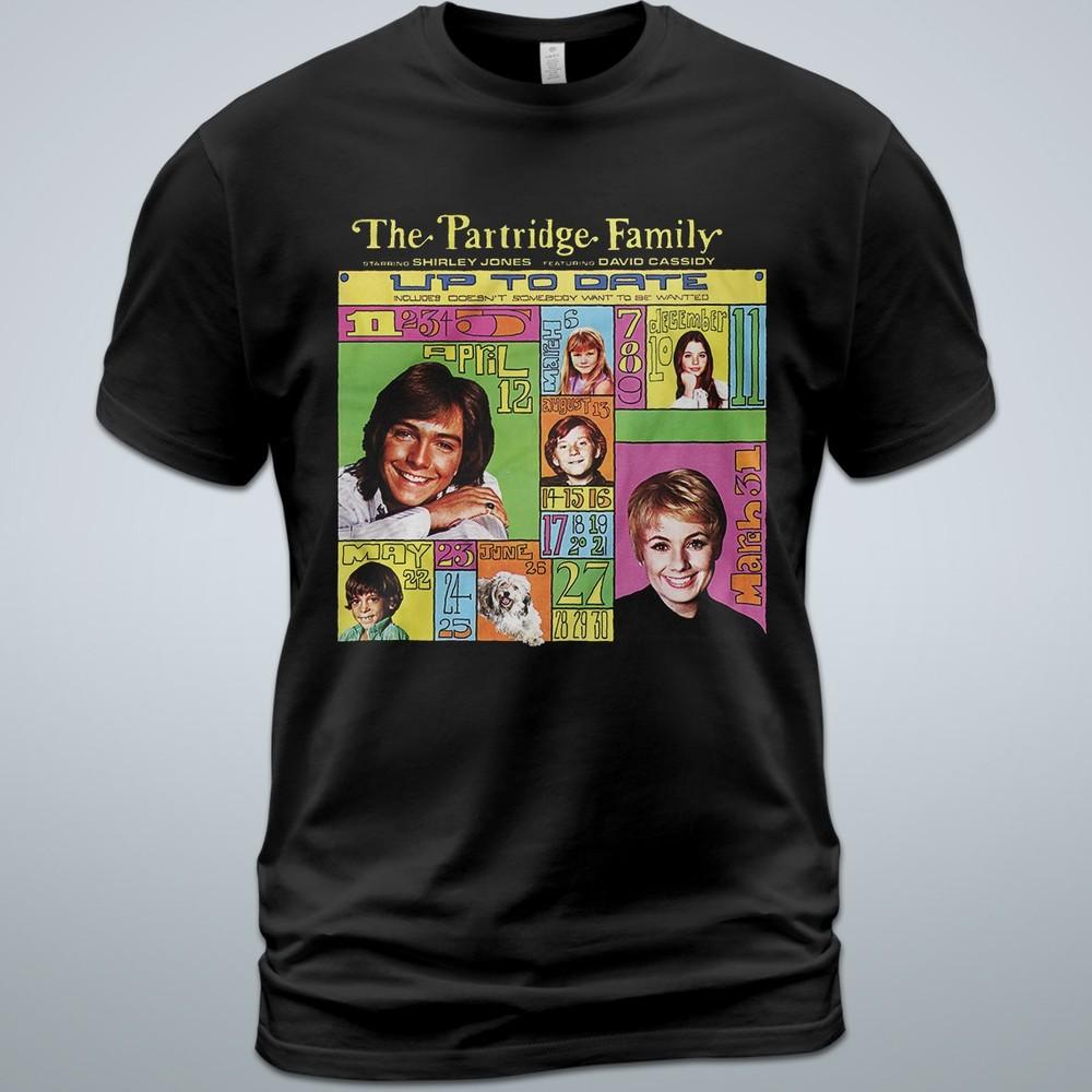 

Cotton Unisex T-Shirt The Partridge Family Up to Date Album Tee Shirley Jones Unisex T-Shirt L