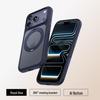 Compatible iPhone 17 Pro Skin-Feel Case with Magnetic Rotating Stand & Button Protection for Apple 16 Pro Max
