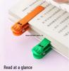 Multifunctional Silicone Metal Bookmark - Soft, Non-Deforming, Automatic Page-Following for Students