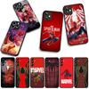 Logo Marvel Uomo Ragno Spiderman Cover Custodia per Telefono per Apple iPhone 17 16 11 Pro XS Max XR 6 7 8 Plus 16E SE 2020 Air 5 SE2