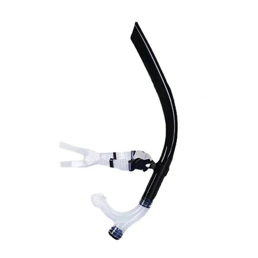Diving Training Mouthpiece Silicone Swim Training Snorkel Front Head Snorkel for Snorkeling Scuba Diving Freediving Swimming