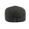 Cotton Cap Men's Forward Cap Solid Color Beret  British Retro Front and Reverse Cap