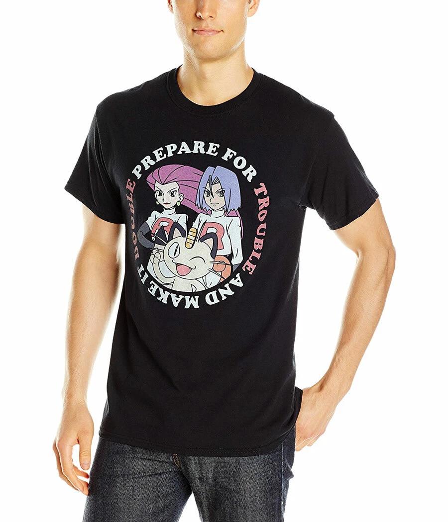 Pokemon Team Rocket Prepare For Trouble T-Shirt XS