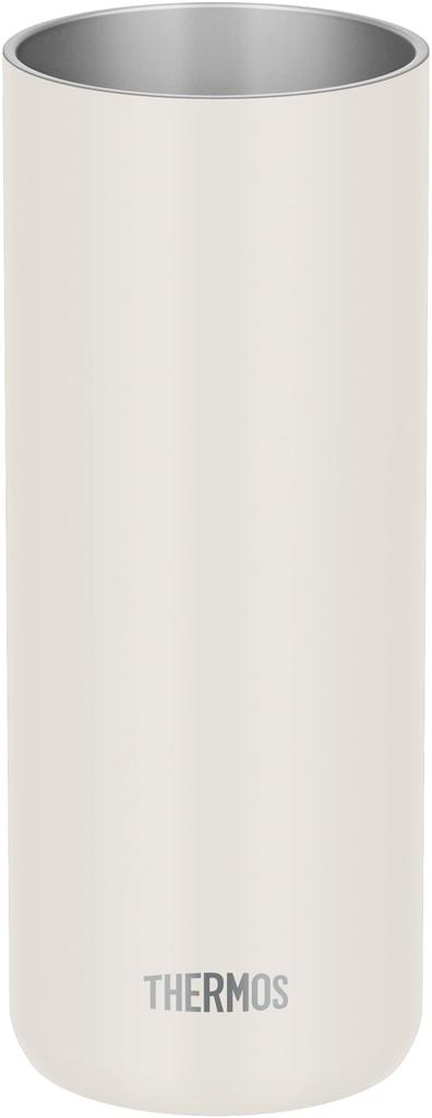 Thermos Vacuum Insulated Tumbler, 600ml, Stone White, JDW-600C STW [Lightweight Model]