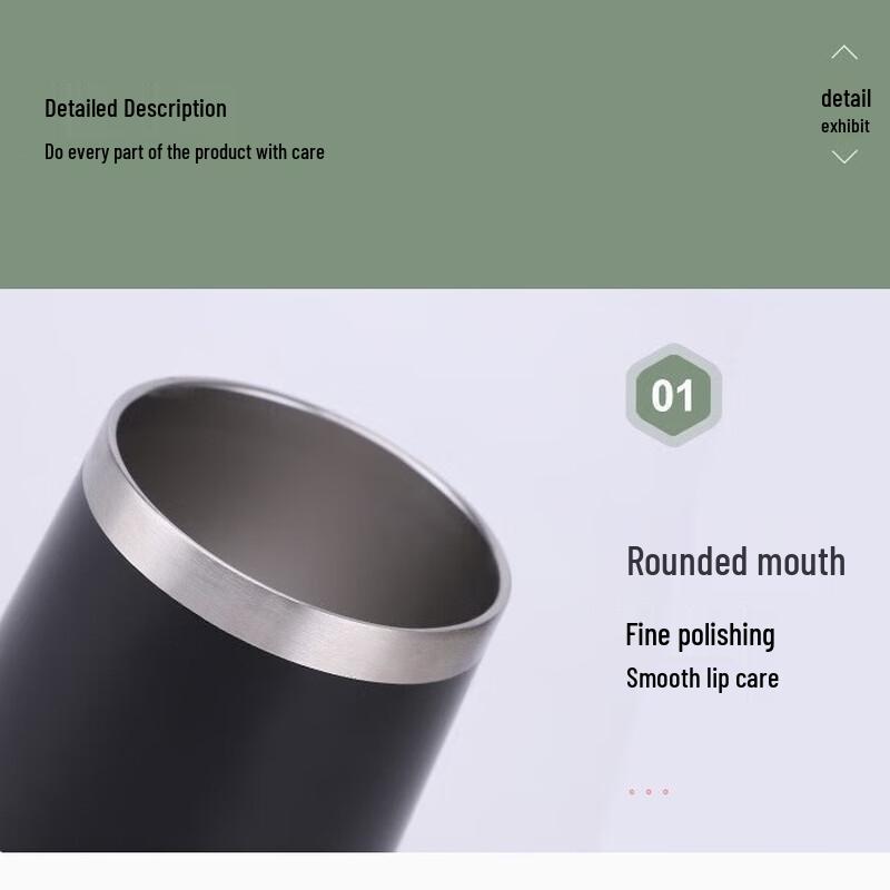 He Jiang Shi JHS-082 12oz Insulated Stainless Steel Tumbler