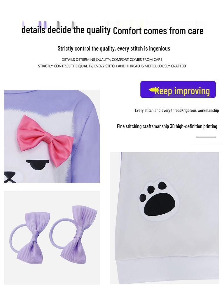 Cross5 Demon Hunter K-POP Pajamas - Mira & Zoe Bear Performance Costume