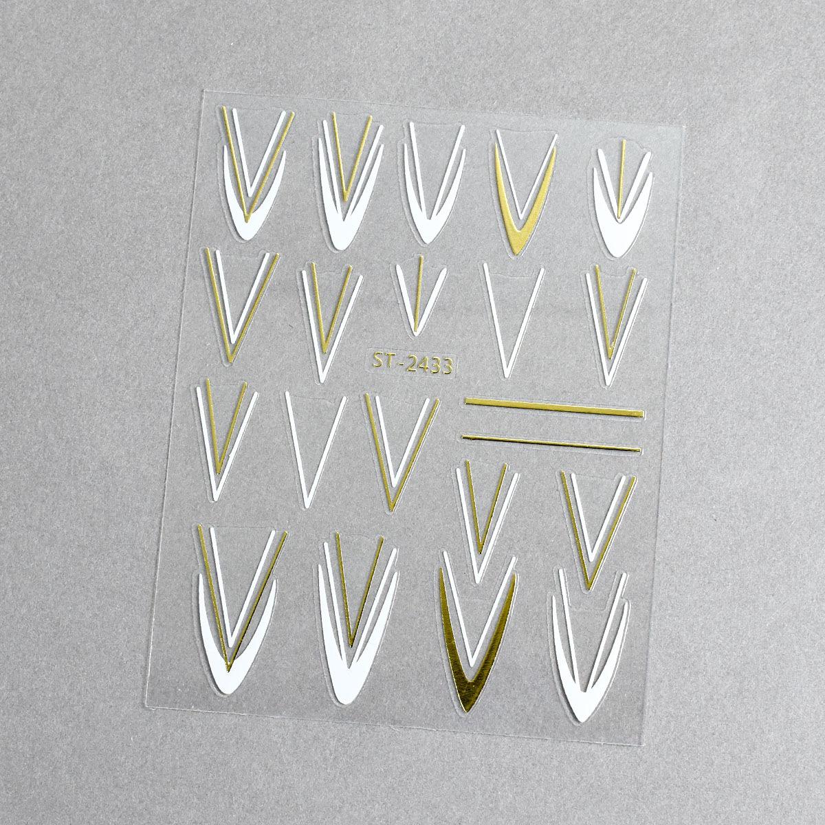 Minimalist 3D Heart & LOVE Line Nail Stickers - Popular TikTok & Xiaohongshu Nail Decals