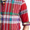 Polo Ralph Lauren Classic Fit Oxford Plaid Shirt Men Shirts Red 710813021-013