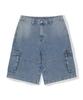 WKNDRS [Wkndrs X Gwaxng] Dully Ripstop Cargoshorts (Denim)