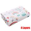 Cotton Baby Bath Towel Boys Girls Towel Blanket For Newborn Baby Bathrobe 6 Layers Gauze Washcloth Infant Swaddle