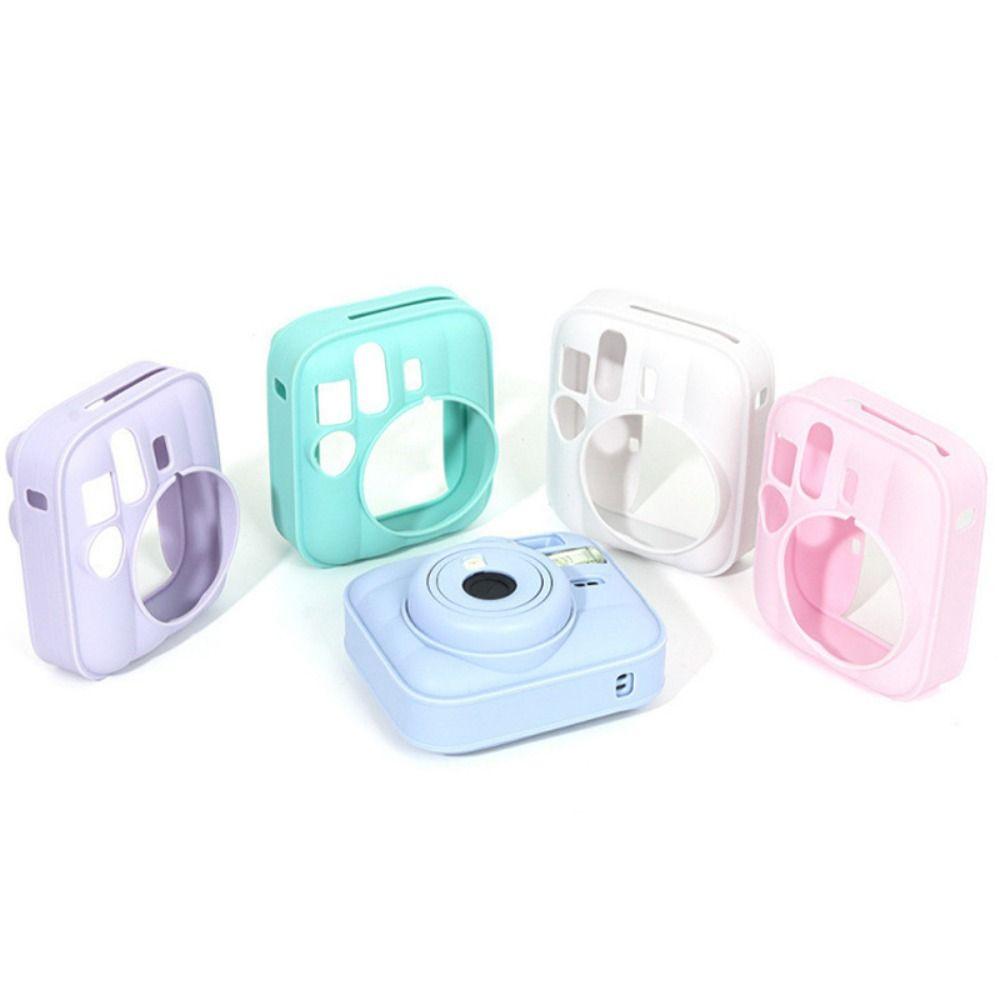 Silicone Protective Cover Solid Color Camera Protector Shell for Fujifilm Instax Mini 13
