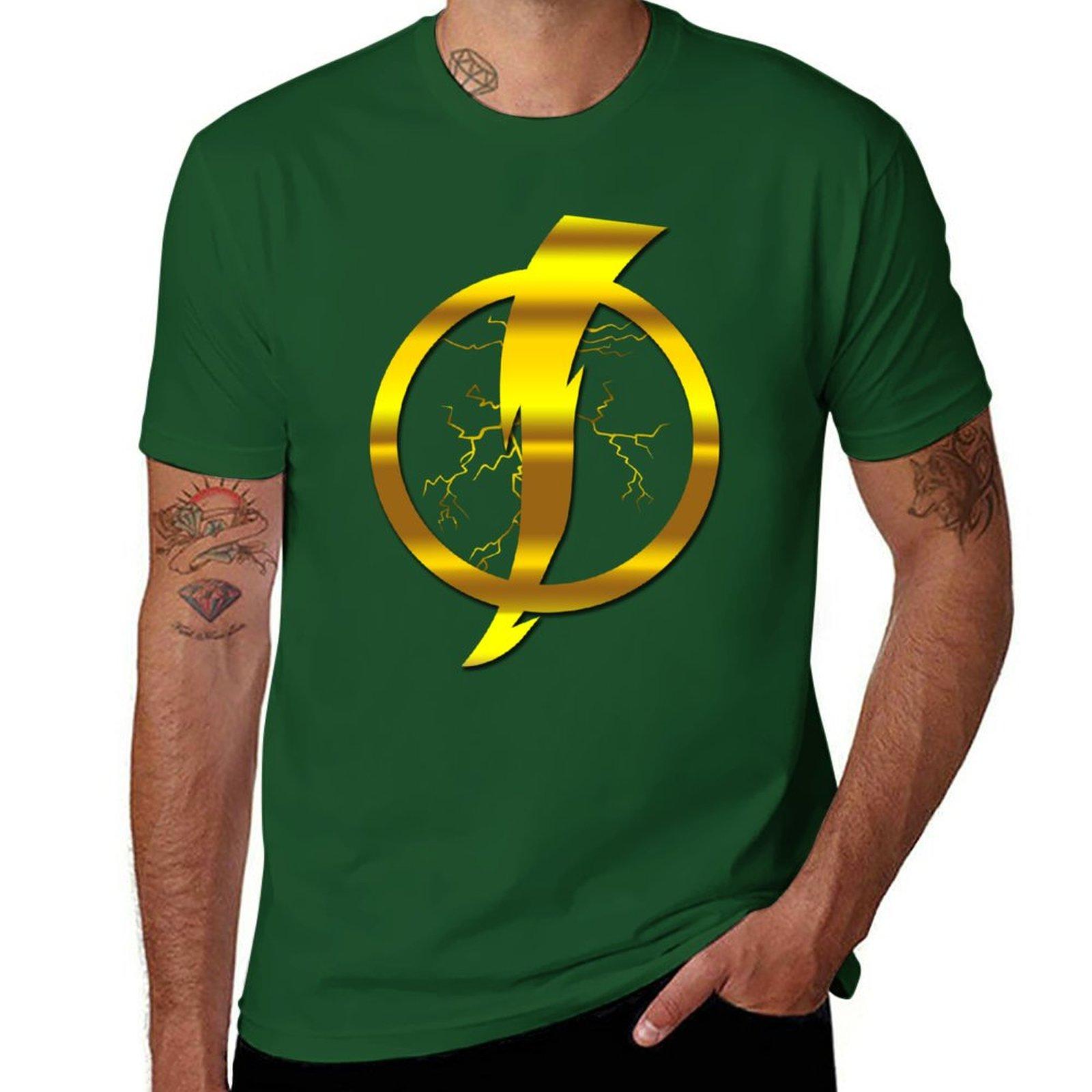

Static Shock Logo TShirt sports fans customs Aesthetic clothing mens graphic tshirts big and tall 4XL