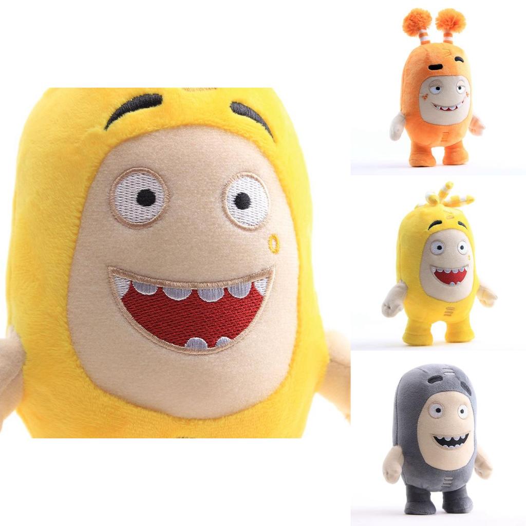 Adorable Peluche Oddbods 23cm Jouet Doux et Câlin Newt Bubbles Pogo Zee Jeff Fuse Slick Poupée