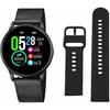 Lotus Smartime Women's Smartwatch - Black Steel and Silicone Straps, Notifications & Sports/sleep Tracking