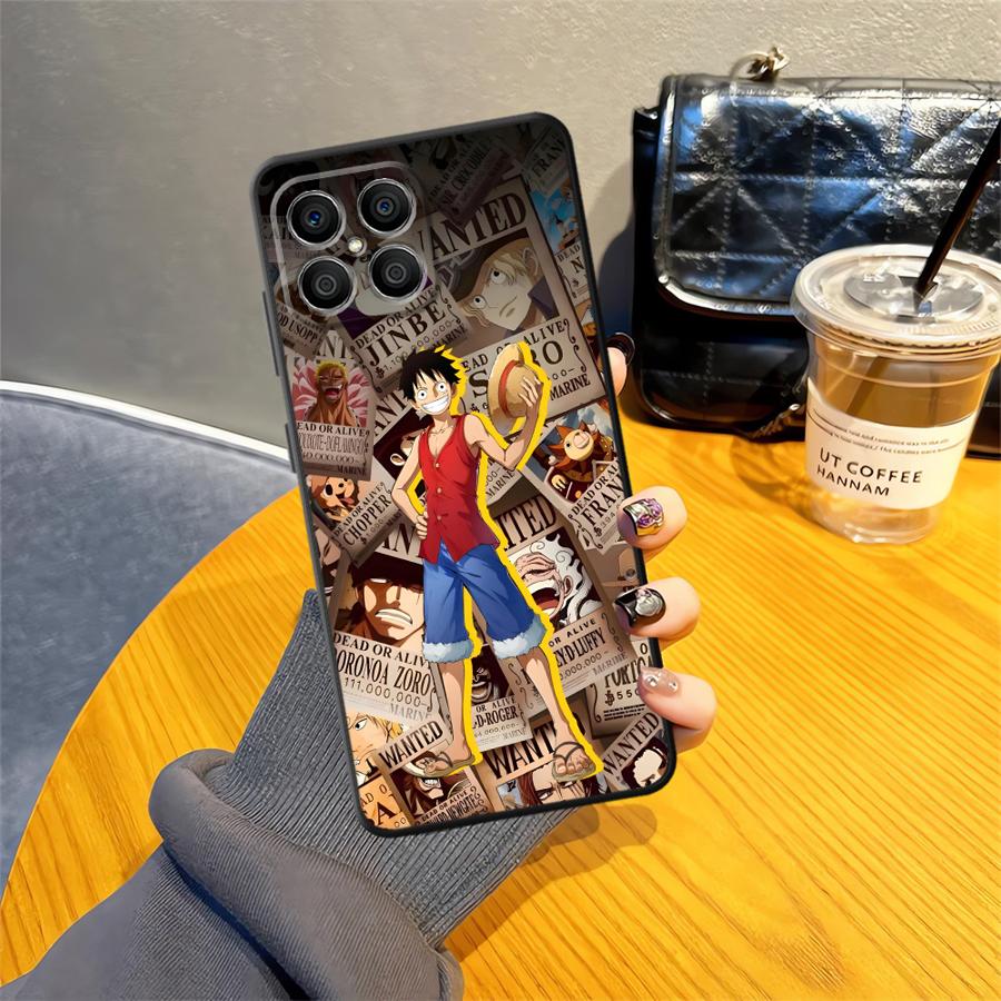 One Piece Luffy Wapol Case for Honor X6 X5b X7 8X X8 90 Magic5Lite X9a 70 200 400 Lite Black Soft Phone Cover