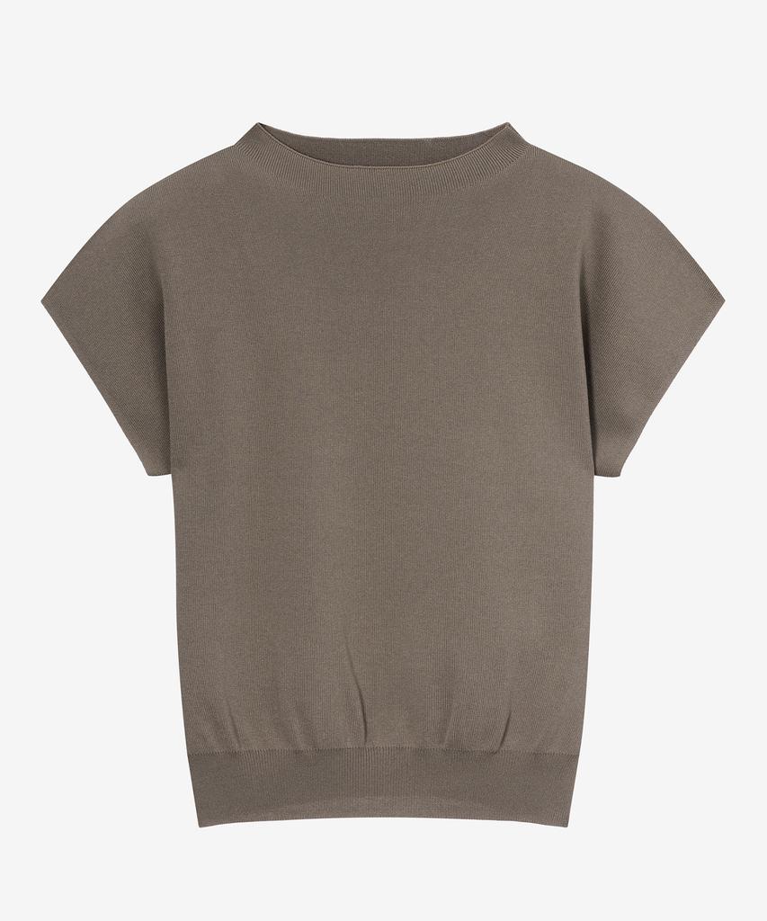 MIND BRIDGE WOMEN [W] Cap Sleeve Mock Neck Knit - 6 Colors