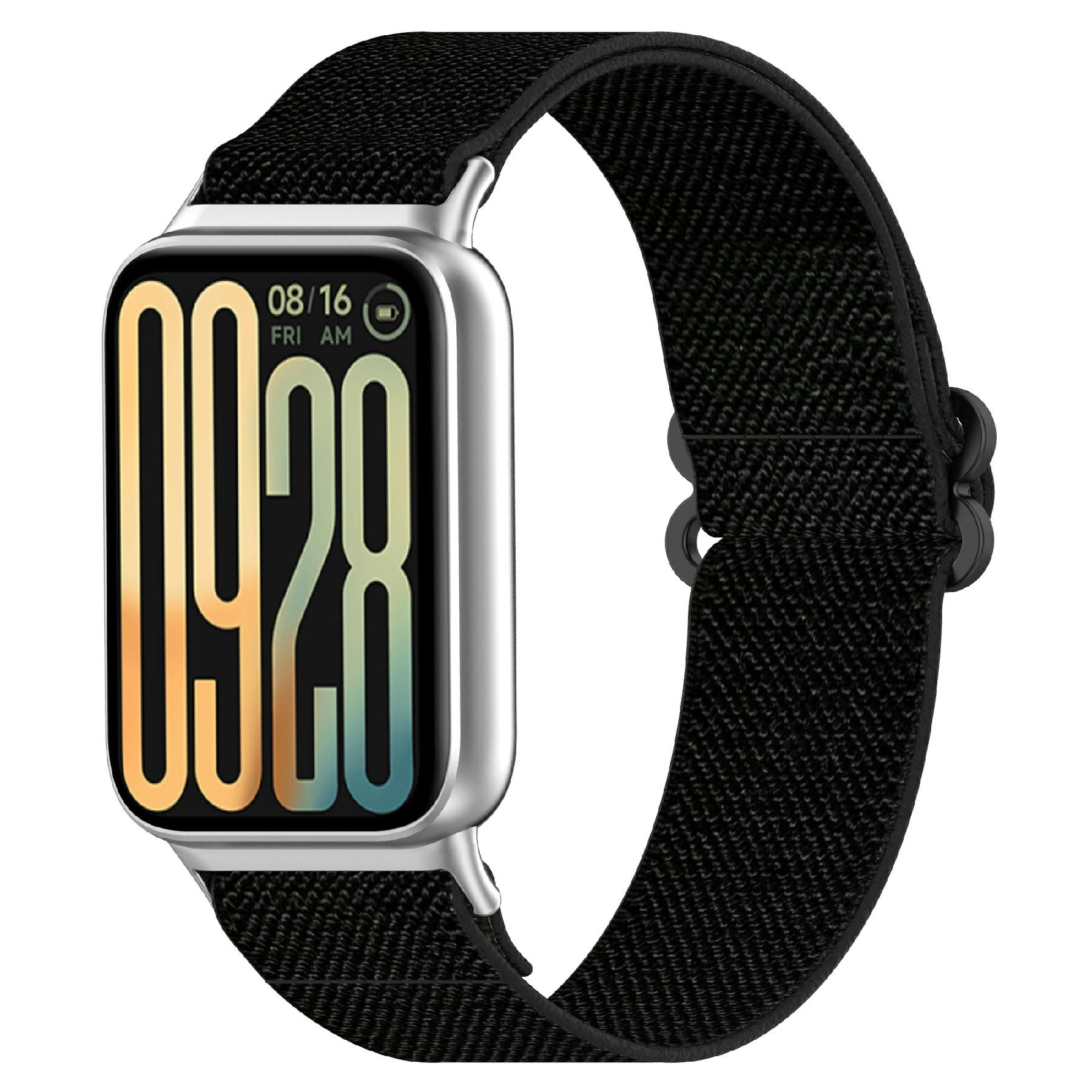 

Replacement Strap for Xiaomi Smart Band 9 Pro/8 Pro/Redmi Watch 5/4 Adjustable Elastic Nylon Watch Band Army Green