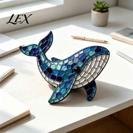 Educational Diy Kits for Family Octopus Mosaic Kit Beginners, DIY Acrylic Sea Animal Glass Craft Set with Step-by-Step Creative Handmade Gift