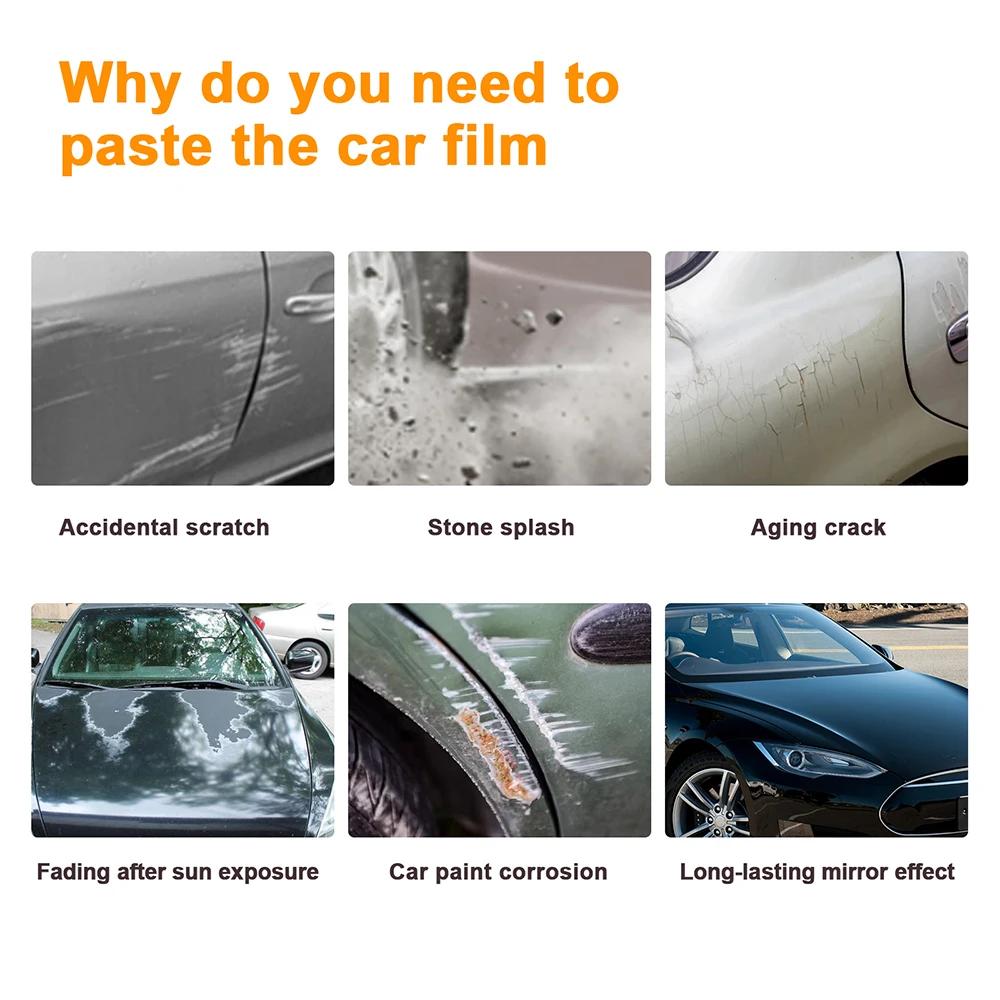 8.5MIL TPU Glossy Matte Car Paint Protection Film PPF for Tesla Model X 2025 2025 2025 2025 Pre-Cut Decal Kit Accessories