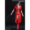 TOYBARJAPAN 1/6 Figure Accessories JO21X-24C Red Sexy Woman Hood Leather-Style SM Costume Lingerie Whip Head Body Shoes Not Included