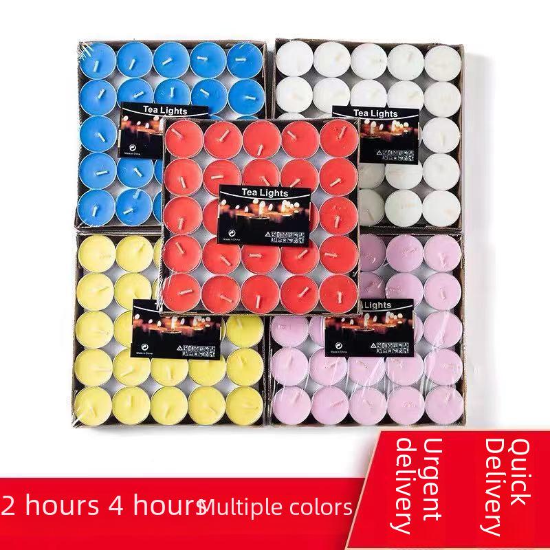 

«Ароматерапевтическая чайная свеча Санта-Клауса для вечеринок, свадеб и праздников» 50 capsules per box белый