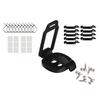 10 Pieces Desktop Cable Management Clip Screw-Mount for Vehicle