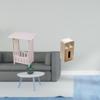 Bedside Table End Tissue Box PU Leather Holder Organizer Stylish Space Efficient Construction