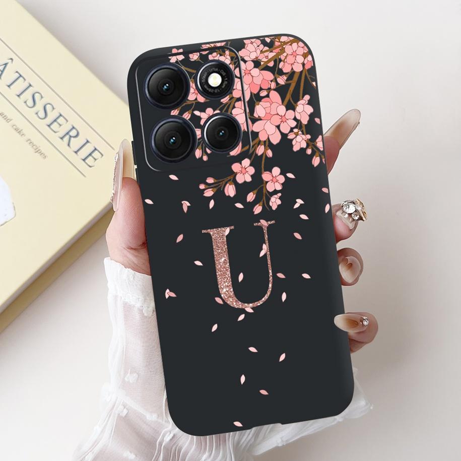 For Motorola Moto G86 Power Case Cute Lucky Letters Crown Flower Soft Silicone Back Cover For Moto G56 G86 5G G86Power Protector
