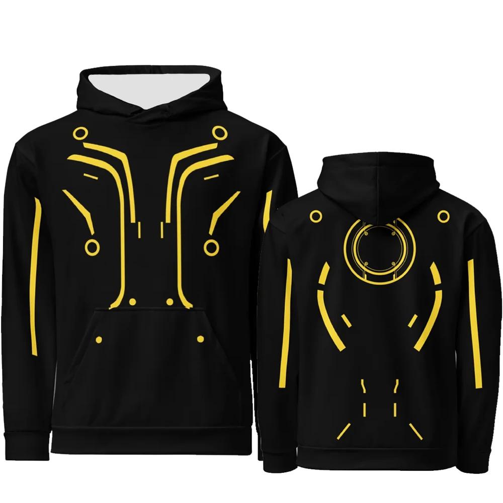 High Quality TRON Ares Cosplay Kids Hoodies Long Sleeve Fleece Winter Hooded Sweatshirts 3D Children Sweatshirts with Hooded