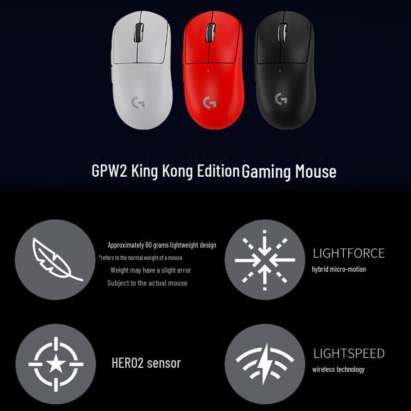 Logitech G PRO X SUPERLIGHT 2 Wireless Gaming Mouse