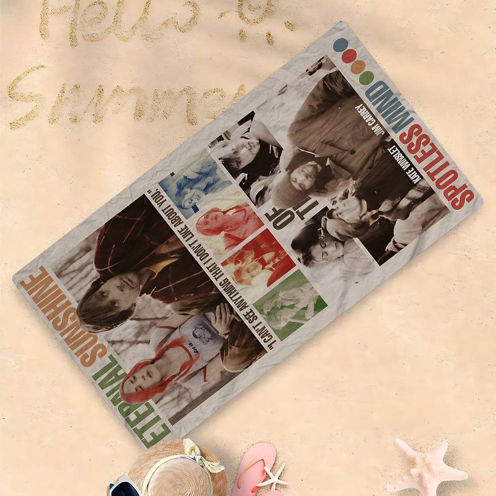 Eternal Sunshine Of The Spotless Mind Movie Bath Towel Microfiber Soft Water Absorbing Breathable For Kids Cartoon Beach Towel