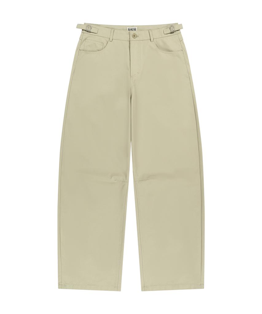 Malittepeulangsowajeobeo M Curved Chino Pants Beige