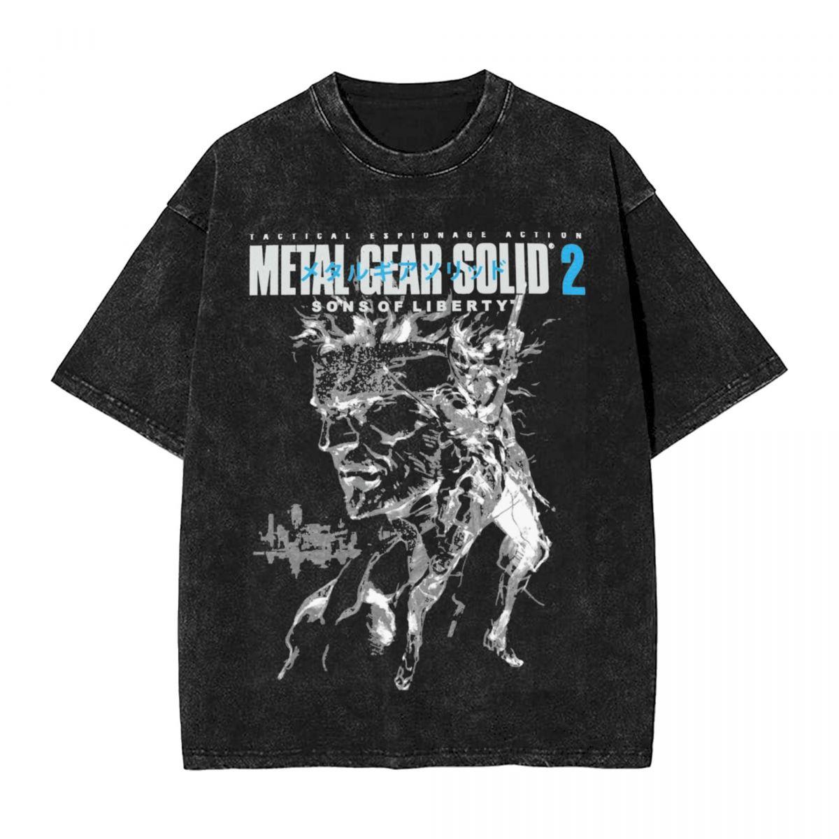 

Metal Gear Solid Snake Eater T Shirt Summer Game YK T Shirts Cotton Harajuku Tee Shirt for Mens Short Sleeves Top Tees M