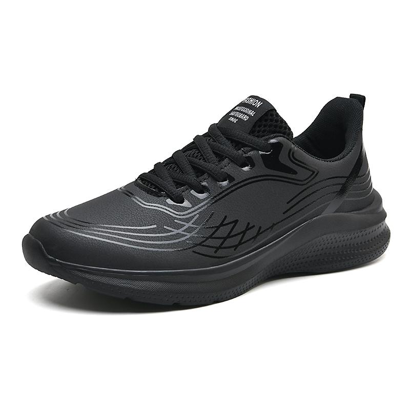 Fashion New Autumn Women's Shoes Leather Outdoor Sports Casual Shoes Large Size Sports Shoes Versatile Student Running Shoes
