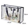 Cosmetic Pouch Beach Tote - Lightweight Beach Bag With Phone Pouch Waterproof Foldable Tote Bag For Beach, Pool, Vacation